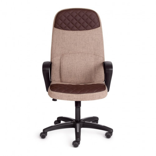 Кресло ADVANCE, ткань/кож/зам, светло-коричневый/коричневый, фостер 03/36-36