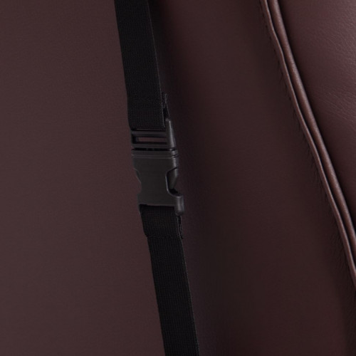 Кресло DRIVER (22), кож/зам/ткань, коричневый/бронза, 36-36/TW-21