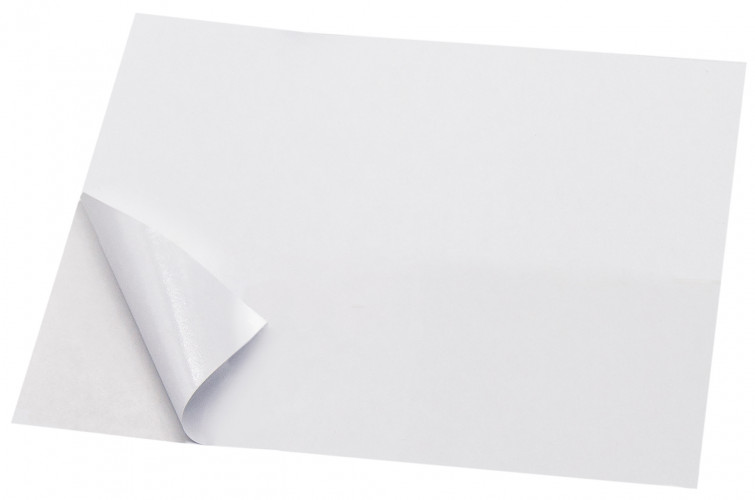 Этикетки Buro A4 210x297мм 1шт на листе/100л./белый матовое самоклей. универсальная