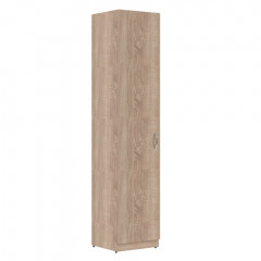 Шкаф колонка с глухой дверью SR-5U.1(L) Дуб Сонома светлый 386х375х1815 SIMPLE