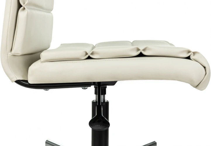 Кресло Бюрократ CH-320M бежевый эко.кожа крестов. металл