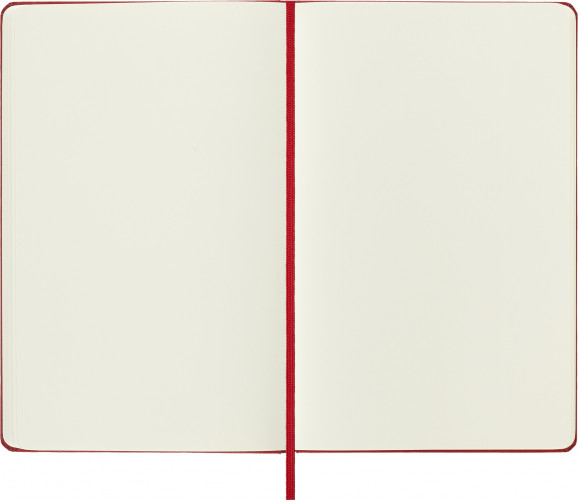 Блокнот Moleskine CLASSIC QP062R Large 130х210мм 240стр. нелинованный твердая обложка красный