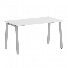 Home Office Стол письменный VR.SP-3-138.A Белый бриллиант/Серый металл 1380*720*750