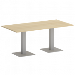 Home Office Стол прямоугольный VR.SP-5-180.2 Акация/Серый металл 1800*900*750