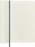 Блокнот Moleskine CLASSIC SOFT DOUBLE NB313SB20 Large 130х210мм 192стр. линейка мягкая обложка синий