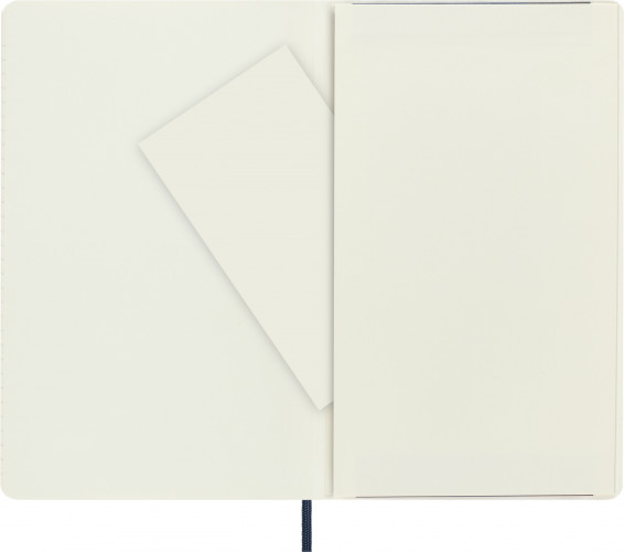 Блокнот Moleskine CLASSIC SOFT DOUBLE NB313SB20 Large 130х210мм 192стр. линейка мягкая обложка синий