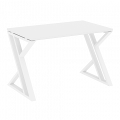 Loft Стол рабочий VR.L-SRZ-2.7 Белый бриллиант/Белый металл 1180*720*750