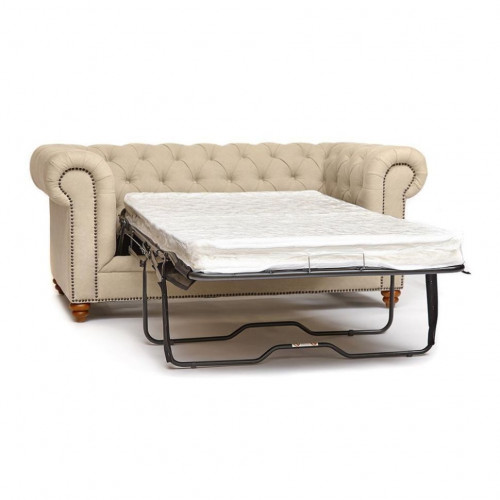 Диван-трансформер Secret De Maison Chesterfield (mod. 5137-40B), дерево береза, ткань: хлопок, 183х99х77см, бежевый / AJ808-05