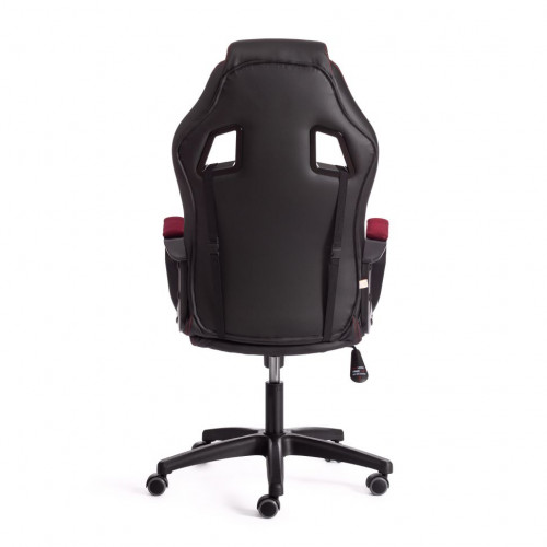 Кресло DRIVER (22), кож/зам/ткань, черный/бордо, 36-6/TW-13