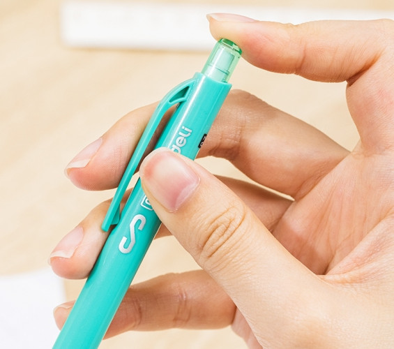 Набор карандашей мех. Deli EU60200-P Scribe 0.5мм трехгран. пластик ассорти дисплей (36шт) ластик