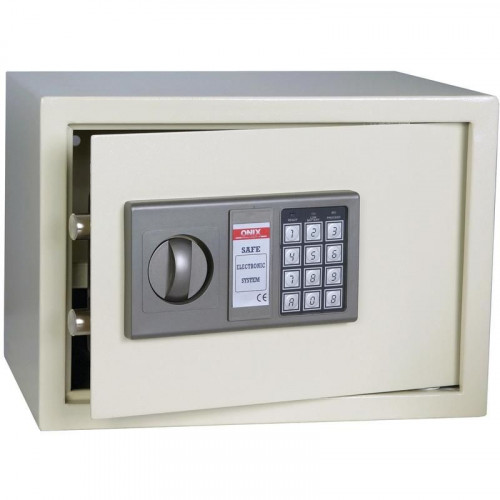 Сейф мебельный Onix LS-20 белый (электронный замок с аварийным ключом)