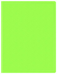 Папка с 10 прозр.вклад. Бюрократ Double Neon DNE07V10LETT A4 пластик 0.7мм салатовый