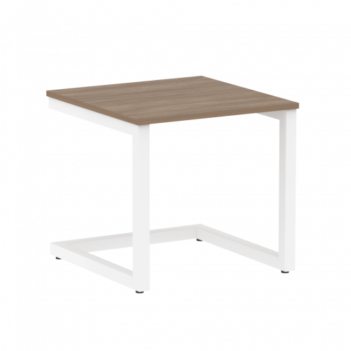 Home Office Стол журнальный VR.SP-2-58.G Дуб аризона/Белый металл 580*600*550