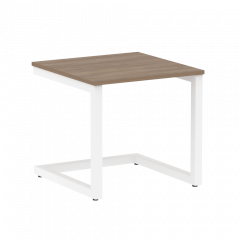 Home Office Стол журнальный VR.SP-2-58.G Дуб аризона/Белый металл 580*600*550