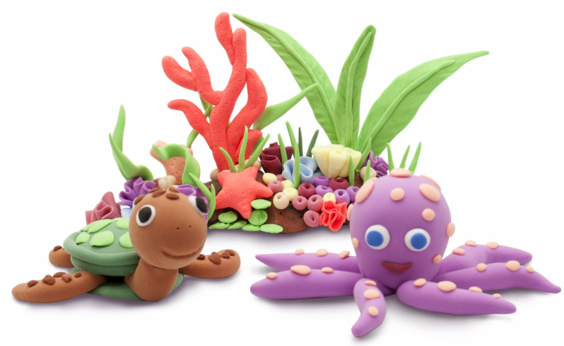 Пластилин легкий Silwerhof Веселые друзья LC36OP-540st 36цв. 15гр. стек 3шт пакет