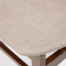 CT 8804 Стул Rabat с мягким сиденьем, дерево гевея, 52,5*46,5*78см, Тёмный Дуб, ткань бежевая (FG22616-16)