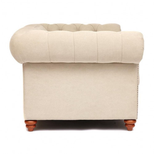 Диван-трансформер Secret De Maison Chesterfield (mod. 5137-40B), дерево береза, ткань: хлопок, 183х99х77см, бежевый / AJ808-18