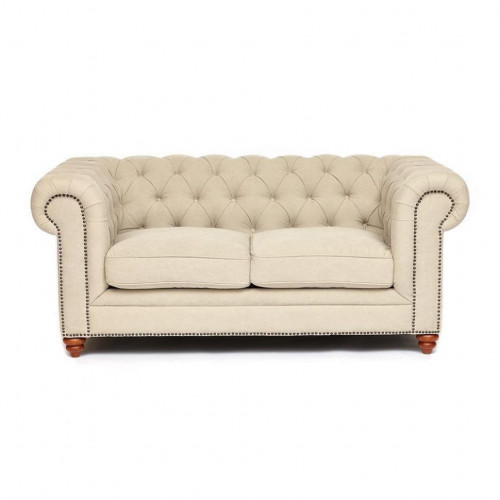 Диван-трансформер Secret De Maison Chesterfield (mod. 5137-40B), дерево береза, ткань: хлопок, 183х99х77см, бежевый / AJ808-18