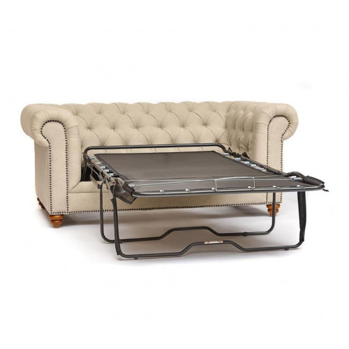 Диван-трансформер Secret De Maison Chesterfield (mod. 5137-40B), дерево береза, ткань: хлопок, 183х99х77см, бежевый / AJ808-18