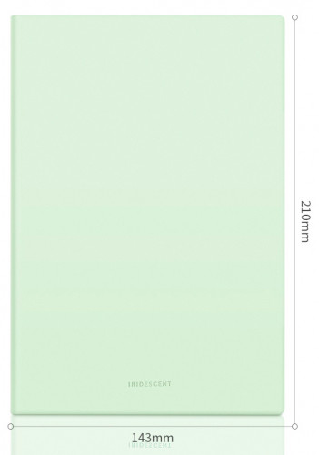 Блокнот Deli 22283LT-GREEN 210х143мм искусст. кожа 96л светло-зеленый