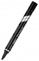 Маркер перманентный Deli EU10120 Think скошенный пиш. наконечник 1.5-5мм черный