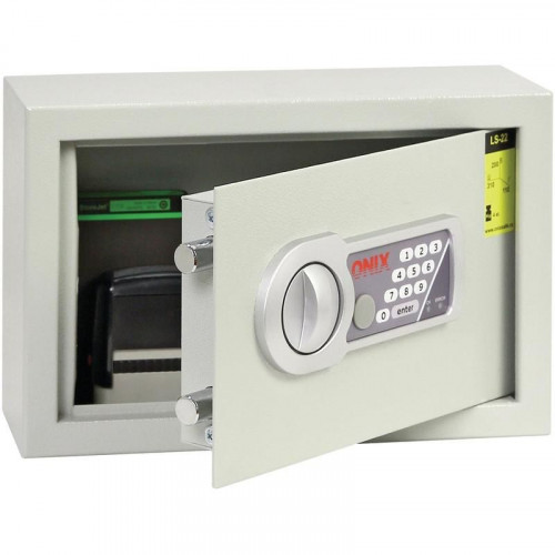 Сейф мебельный Onix LS-22 белый (электронный замок с аварийным ключом)