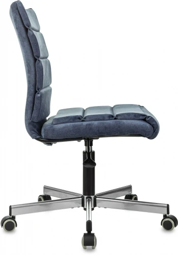 Кресло Бюрократ CH-320M синий Light-27 крестов. металл пластик черный