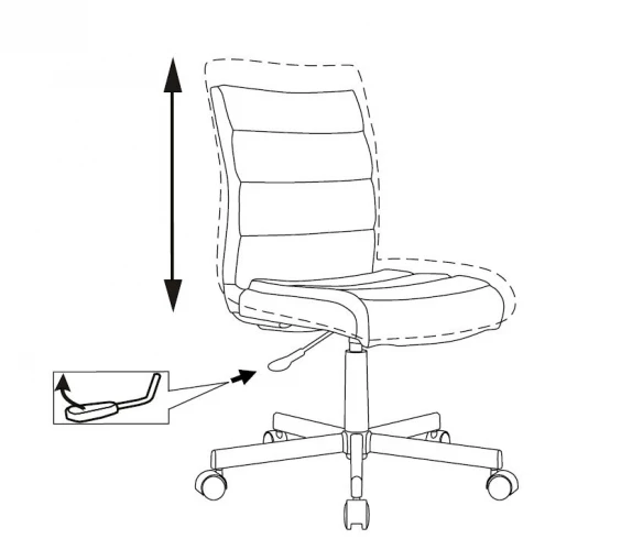 Кресло Бюрократ CH-320M синий Light-27 крестов. металл пластик черный