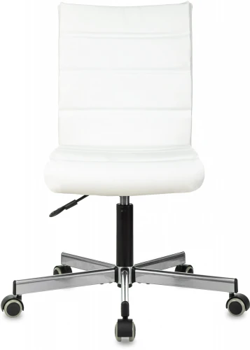 Кресло Бюрократ CH-320M белый эко.кожа крестов. металл черный пластик черный