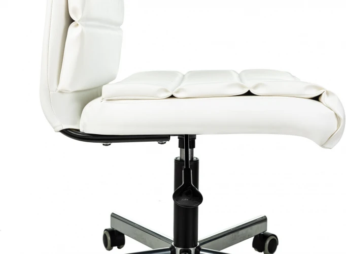 Кресло Бюрократ CH-320M белый эко.кожа крестов. металл черный пластик черный