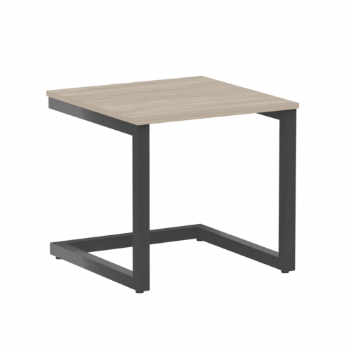 Home Office Стол журнальный VR.SP-2-58.G Дуб аттик/Антрацит металл 580*600*550