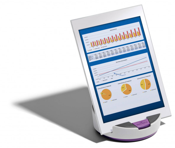 Подставка Durable 7611-12 Varicolor для планшета серый/фиолетовый