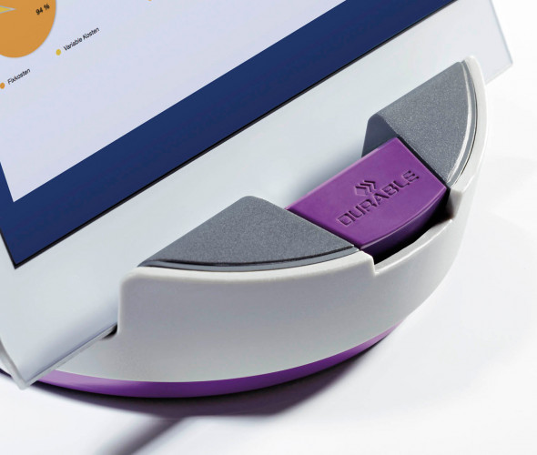 Подставка Durable 7611-12 Varicolor для планшета серый/фиолетовый