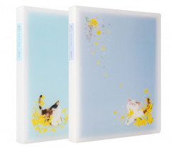 Папка с 60 прозр.вклад. Deli 72609 A4 полипропилен ассорти