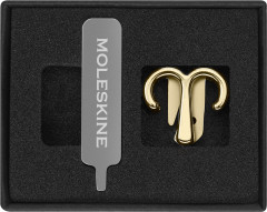Шильд-символ Moleskine Zodiac Овен металл золотистый коробка с европод. PINARIESGOLD