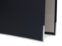 Папка-регистратор Silwerhof 355020-01 A4 50мм ПВХ/бумага черный мет.окант. сборная смен.карм. на кор.