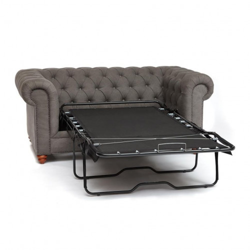 Диван-трансформер Secret De Maison Chesterfield (mod. 5137-40B), дерево береза, ткань: хлопок, 183х99х77см, серый / AJ808-12