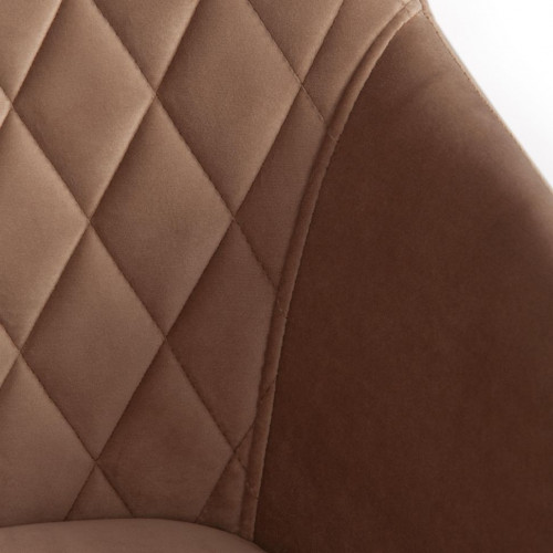 Кресло BREMO (mod. 708) / 1 шт. в упаковке, ткань/металл, 58х55х83 см, высота до сиденья 48 см, бежевый barkhat 5/черный