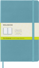 Блокнот Moleskine CLASSIC QP062B35 Large 130х210мм 240стр. нелинованный твердая обложка голубой