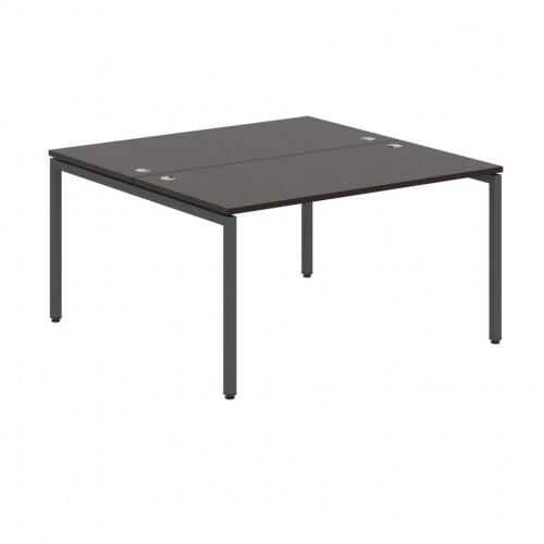 Стол 2-х местный XWST 1414 Легно темный/Антрацит 1400х1406х750 XTEN-S