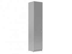 Шкаф колонка с глухой дверью SR-5U.1(L) Серый 386х375х1815 SIMPLE