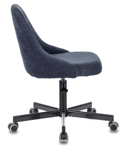 Кресло Бюрократ CH-340M темно-синий Light-27 крестов. металл