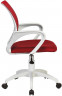 Кресло Бюрократ CH W696 красный TW-35N сиденье красный TW-97N сетка/ткань крестов. пластик пластик белый