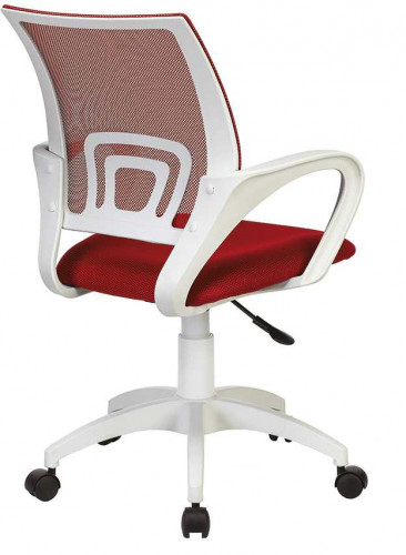 Кресло Бюрократ CH W696 красный TW-35N сиденье красный TW-97N сетка/ткань крестов. пластик пластик белый