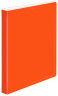 Папка с 30 прозр.вклад. Бюрократ Double Neon DNE07V30OR A4 пластик 0.7мм оранжевый