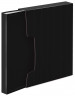 Папка с 80 прозр.вклад. Бюрократ DeLuxe DLVBOX80BLCK A4 пластик 0.7мм черный в коробе
