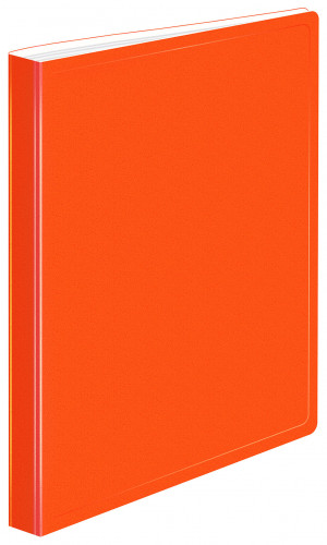 Папка с 20 прозр.вклад. Бюрократ Double Neon DNE07V20OR A4 пластик 0.7мм оранжевый