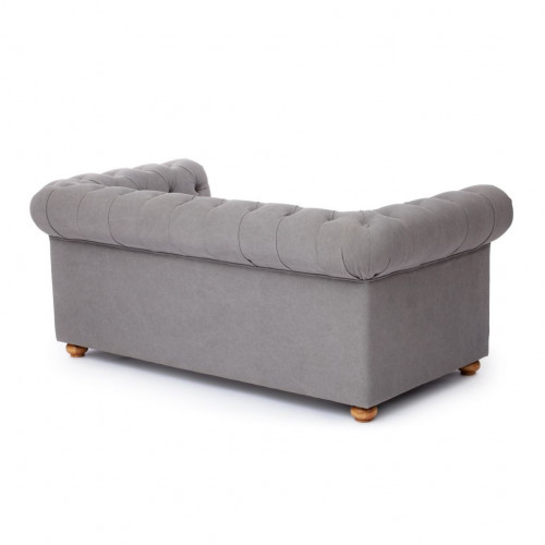 Диван-трансформер Secret De Maison Chesterfield (mod. 5137-40B), дерево береза, ткань: хлопок, 183х99х77см, серый / AJ808-36