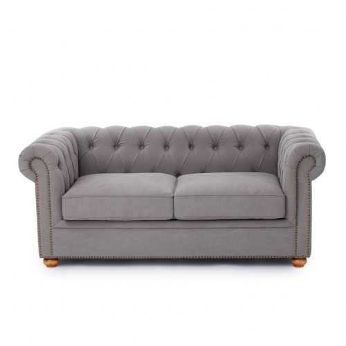 Диван-трансформер Secret De Maison Chesterfield (mod. 5137-40B), дерево береза, ткань: хлопок, 183х99х77см, серый / AJ808-36