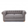 Диван-трансформер Secret De Maison Chesterfield (mod. 5137-40B), дерево береза, ткань: хлопок, 183х99х77см, серый / AJ808-36